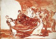 Francisco Goya Drawing for Disparate feminino oil painting reproduction